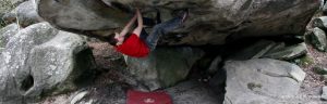boulderingowe rozwspinanie w fontainbleau